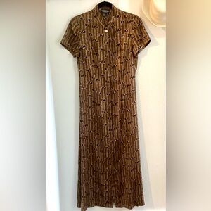 J Peterman Silk Dress c. 1995